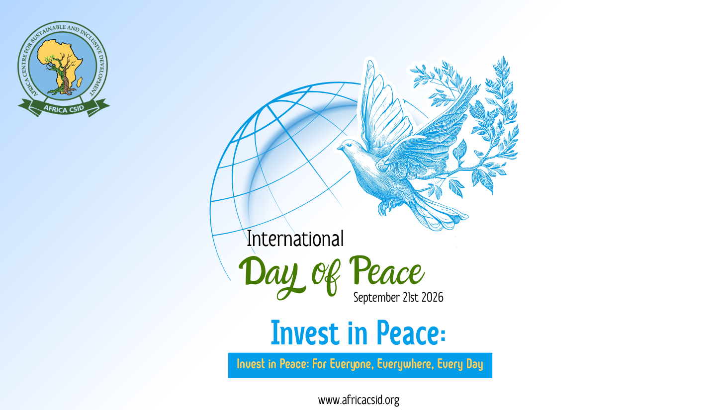 Invest in Peace: For Everyone, Everywhere, Every Day